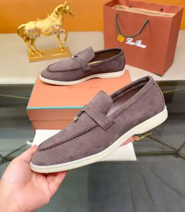 Loro Piana Unisex Tassel Lock Loafers, Suede Upper, Anti‑Slip Rubber Outsole #B67606 Loro Piana Unisex Tassel Lock Loafers, Suede Upper, Anti‑Slip Rubber Outsole #B67606