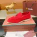 Loro Piana Unisex Tassel Lock Loafers, Suede Upper, Anti‑Slip Rubber Outsole #B67607