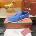 Loro Piana Unisex Tassel Lock Loafers, Suede Upper, Anti‑Slip Rubber Outsole #B67609
