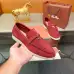 Loro Piana Unisex Tassel Lock Loafers, Suede Upper, Anti‑Slip Rubber Outsole #B67610