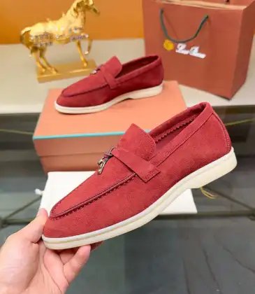 Loro Piana Unisex Tassel Lock Loafers, Suede Upper, Anti‑Slip Rubber Outsole #B67610 Loro Piana Unisex Tassel Lock Loafers, Suede Upper, Anti‑Slip Rubber Outsole #B67610
