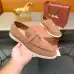 Loro Piana Unisex Tassel Lock Loafers, Suede Upper, Anti‑Slip Rubber Outsole #B67611