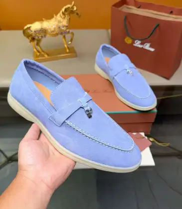 Loro Piana Unisex Tassel Lock Loafers, Suede Upper, Anti‑Slip Rubber Outsole #B67612 Loro Piana Unisex Tassel Lock Loafers, Suede Upper, Anti‑Slip Rubber Outsole #B67612