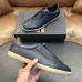 Zegna Men's Triple Stitch Low‑Top Cowhide Suede Sneakers, Multiple Colors #B67505