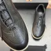 Zegna Men's Triple Stitch Low‑Top Cowhide Suede Sneakers, Multiple Colors #B67506