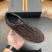 Zegna Men's Triple Stitch Low‑Top Cowhide Suede Sneakers, Multiple Colors #B67511