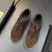 Zegna Men's Triple Stitch Low‑Top Cowhide Suede Sneakers, Multiple Colors #B67511
