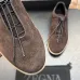 Zegna Men's Triple Stitch Low‑Top Cowhide Suede Sneakers, Multiple Colors #B67511