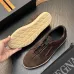 Zegna Men's Triple Stitch Low‑Top Cowhide Suede Sneakers, Multiple Colors #B67511