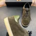 Zegna Men's Triple Stitch Low‑Top Cowhide Suede Sneakers, Multiple Colors #B67512