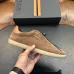 Zegna Men's Triple Stitch Low‑Top Cowhide Suede Sneakers, Multiple Colors #B67513