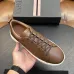 Zegna Men's Triple Stitch Low‑Top Cowhide Suede Sneakers, Multiple Colors #B67515