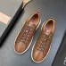 Zegna Men's Triple Stitch Low‑Top Cowhide Suede Sneakers, Multiple Colors #B67515