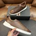 Zegna Men's Triple Stitch Low‑Top Cowhide Suede Sneakers, Multiple Colors #B67515