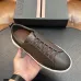 Zegna Men's Triple Stitch Low‑Top Cowhide Suede Sneakers, Multiple Colors #B67518