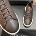 Zegna Men's Triple Stitch Low‑Top Cowhide Suede Sneakers, Multiple Colors #B67518