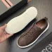 Zegna Men's Triple Stitch Low‑Top Cowhide Suede Sneakers, Multiple Colors #B67518