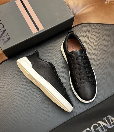 Zegna Men's Triple Stitch Low‑Top Cowhide Suede Sneakers, Multiple Colors #B67519