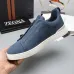 Zegna Men’s Leather Casual Sneakers | Signature Stitching #B67520
