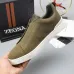 Zegna Men’s Leather Casual Sneakers | Signature Stitching #B67521