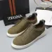 Zegna Men’s Leather Casual Sneakers | Signature Stitching #B67521