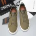 Zegna Men’s Leather Casual Sneakers | Signature Stitching #B67521