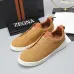 Zegna Men’s Leather Casual Sneakers | Signature Stitching #B67522