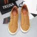 Zegna Men’s Leather Casual Sneakers | Signature Stitching #B67522