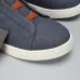 Zegna Men’s Leather Casual Sneakers | Signature Stitching #B67524