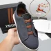 Zegna Men’s Leather Casual Sneakers | Signature Stitching #B67524