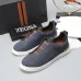 Zegna Men’s Leather Casual Sneakers | Signature Stitching #B67524