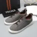 Zegna Men’s Leather Casual Sneakers | Signature Stitching #B67525