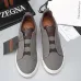 Zegna Men’s Leather Casual Sneakers | Signature Stitching #B67525