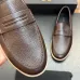 Zegna Men’s Leather Loafers, Water‑Dyed Lining, Lightweight TPR Outsole #B67573