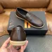 Zegna Men’s Leather Loafers, Water‑Dyed Lining, Lightweight TPR Outsole #B67573
