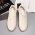 Zegna Men’s Smooth Leather Casual Sneakers, Signature Tone‑on‑Tone Stitching #B67528