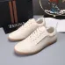 Zegna Men’s Smooth Leather Casual Sneakers, Signature Tone‑on‑Tone Stitching #B67528