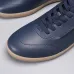 Zegna Men’s Smooth Leather Casual Sneakers, Signature Tone‑on‑Tone Stitching #B67530