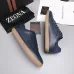 Zegna Men’s Smooth Leather Casual Sneakers, Signature Tone‑on‑Tone Stitching #B67530