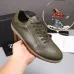 Zegna Men’s Smooth Leather Casual Sneakers, Signature Tone‑on‑Tone Stitching #B67531
