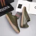 Zegna Men’s Smooth Leather Casual Sneakers, Signature Tone‑on‑Tone Stitching #B67531