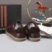 Zegna Men’s Smooth Leather Casual Sneakers, Signature Tone‑on‑Tone Stitching #B67532