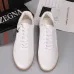 Zegna Men’s Smooth Leather Casual Sneakers, Signature Tone‑on‑Tone Stitching #B67533