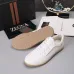 Zegna Men’s Smooth Leather Casual Sneakers, Signature Tone‑on‑Tone Stitching #B67533