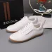 Zegna Men’s Smooth Leather Casual Sneakers, Signature Tone‑on‑Tone Stitching #B67533