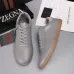 Zegna Men’s Smooth Leather Casual Sneakers, Signature Tone‑on‑Tone Stitching #B67534