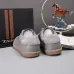 Zegna Men’s Smooth Leather Casual Sneakers, Signature Tone‑on‑Tone Stitching #B67534