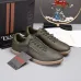 Zegna Men’s Smooth Leather Casual Sneakers, Signature Tone‑on‑Tone Stitching #B67535