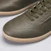 Zegna Men’s Smooth Leather Casual Sneakers, Signature Tone‑on‑Tone Stitching #B67535