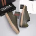 Zegna Men’s Smooth Leather Casual Sneakers, Signature Tone‑on‑Tone Stitching #B67535